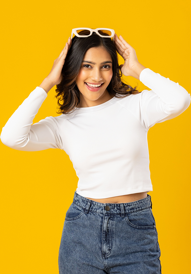 EDITH WHITE LONG SLEEVE TSHIRT